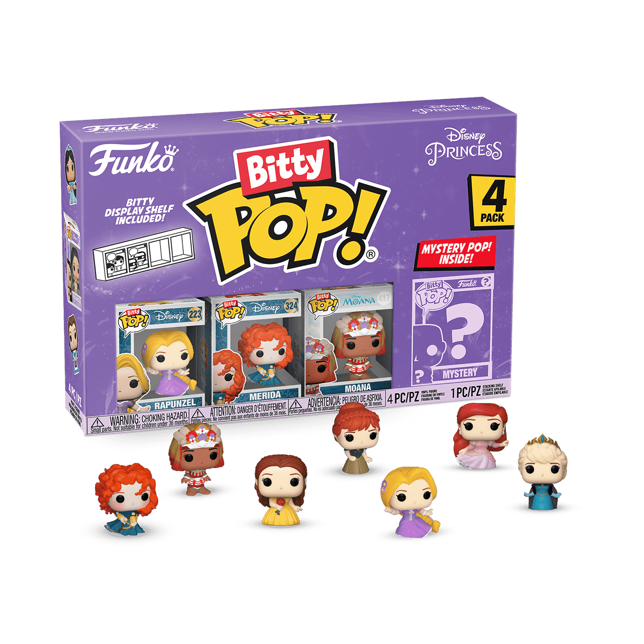 Bitty Pop! Disney Princess 4-Pack Series 4