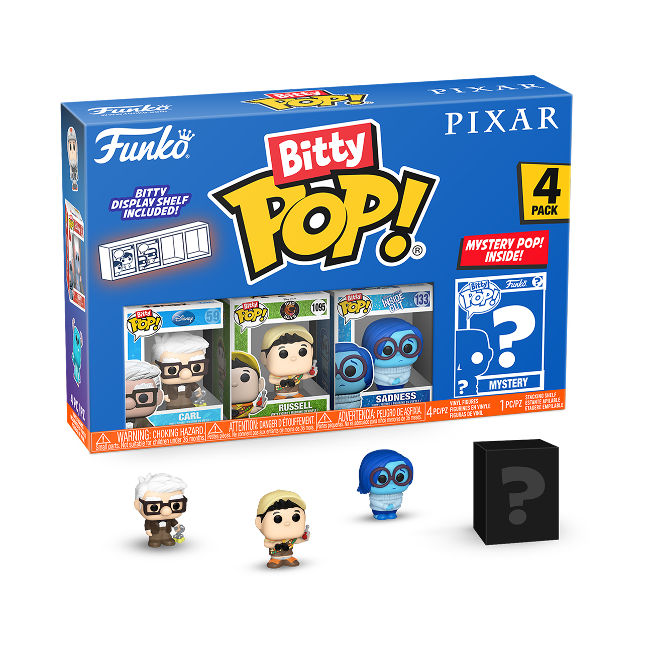 Bitty Pop! Pixar 4-Pack Series 3
