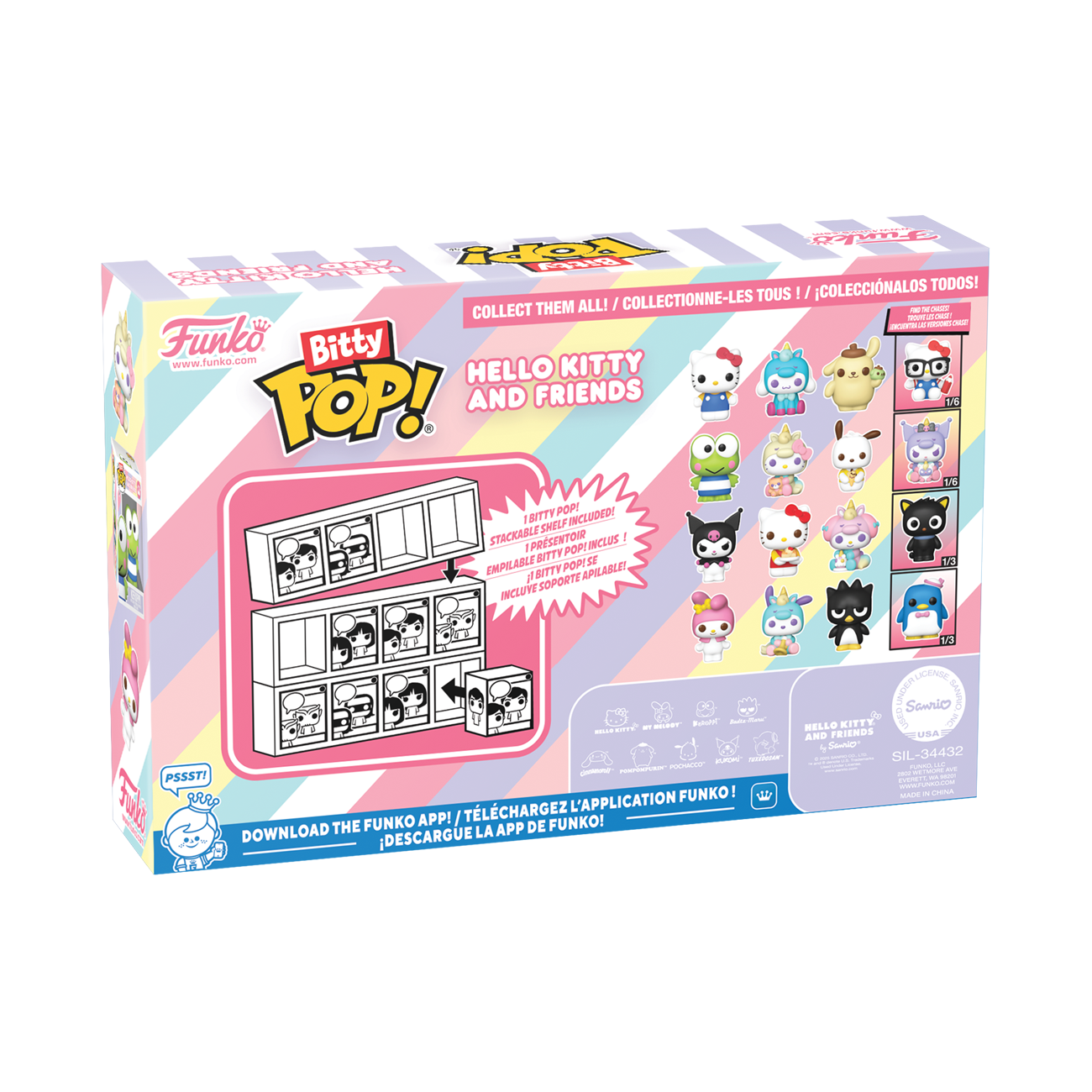 Bitty Pop! Hello Kitty and Friends 4-Pack Series 1 - Image 3