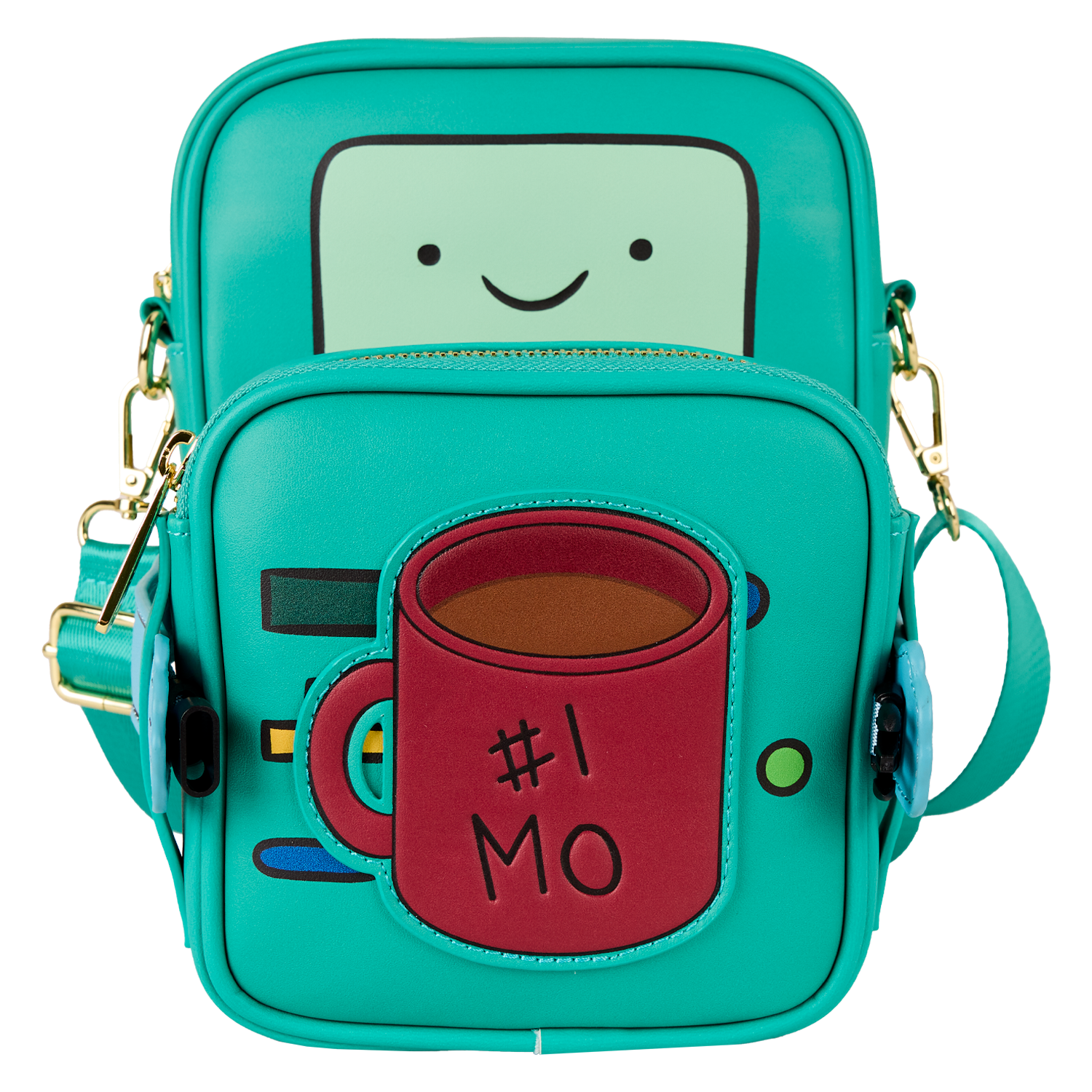 Adventure Time BMO Crossbuddies Cosplay Crossbody Bag With Coin Bag - Image 3
