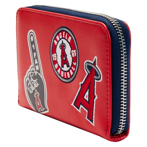 MLB LA Angels Patches Zip Around Wallet - Image 3