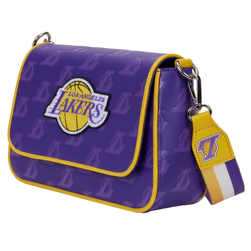 NBA Los Angeles Lakers Logo Crossbody Bag - Image 3