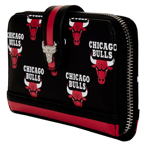 NBA Chicago Bulls Logo Zip Around Wallet - Image 3