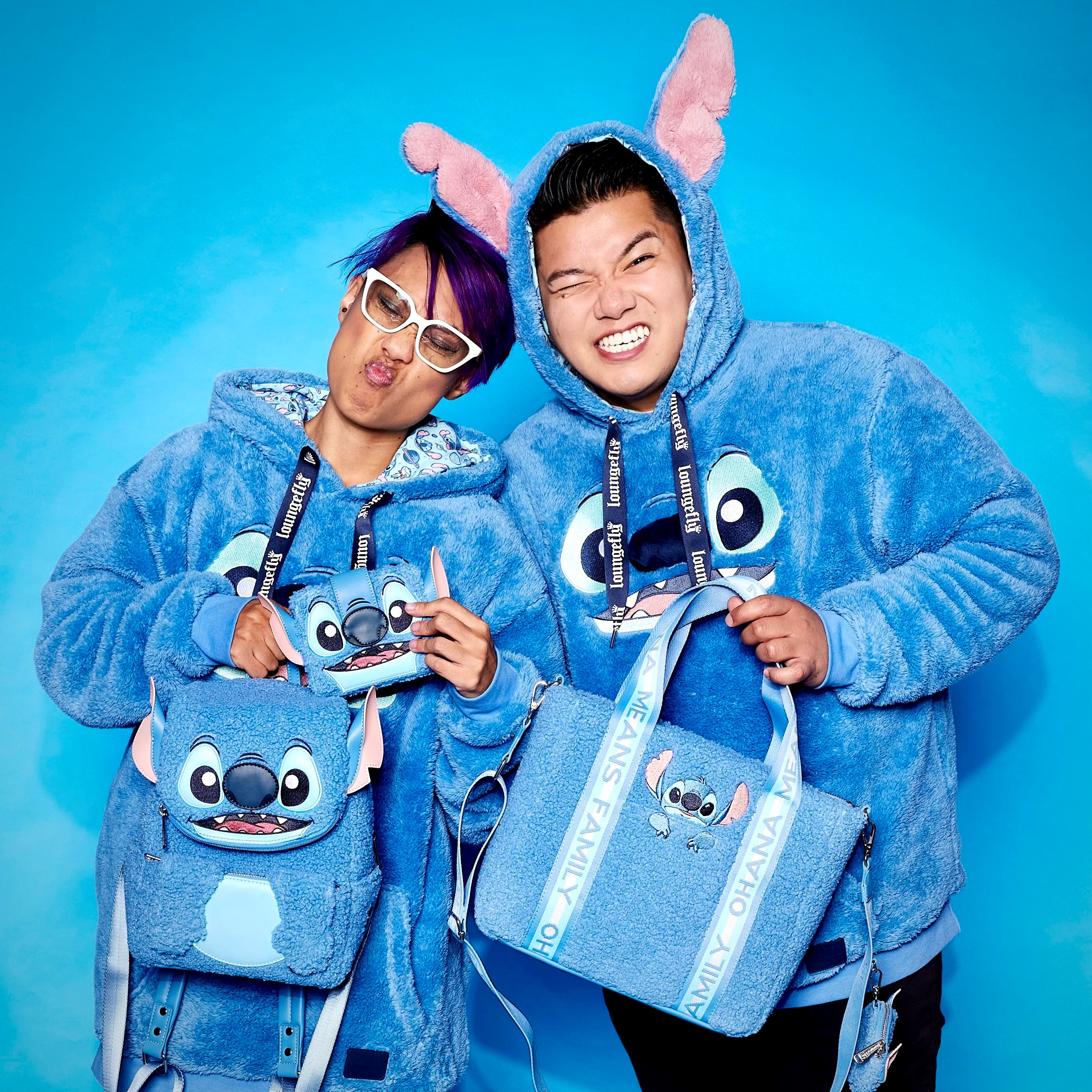 Stitch Plush Sherpa Cosplay Mini Backpack - Image 3