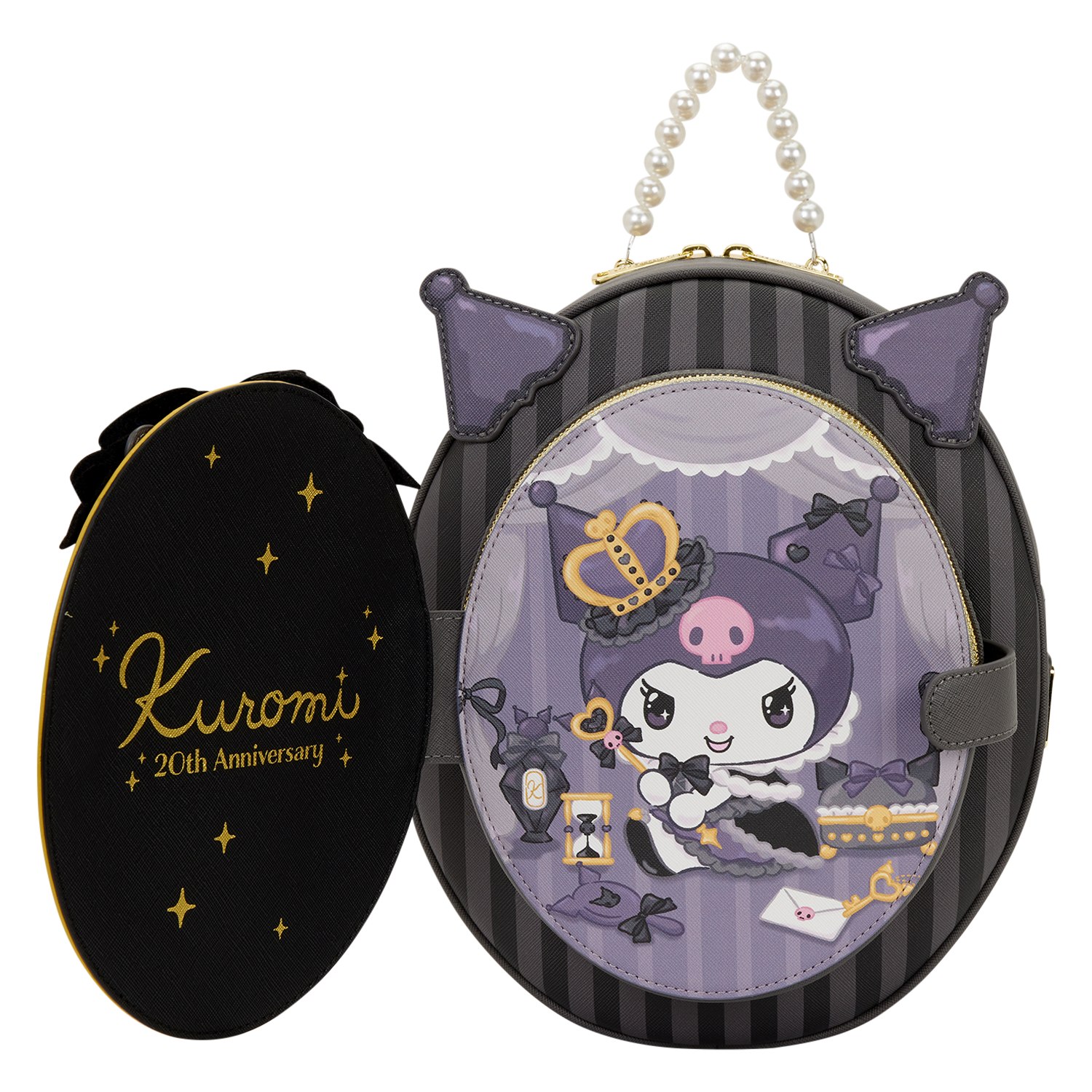 Sanrio Kuromi 20th Anniversary Cameo Mini Backpack - Image 6