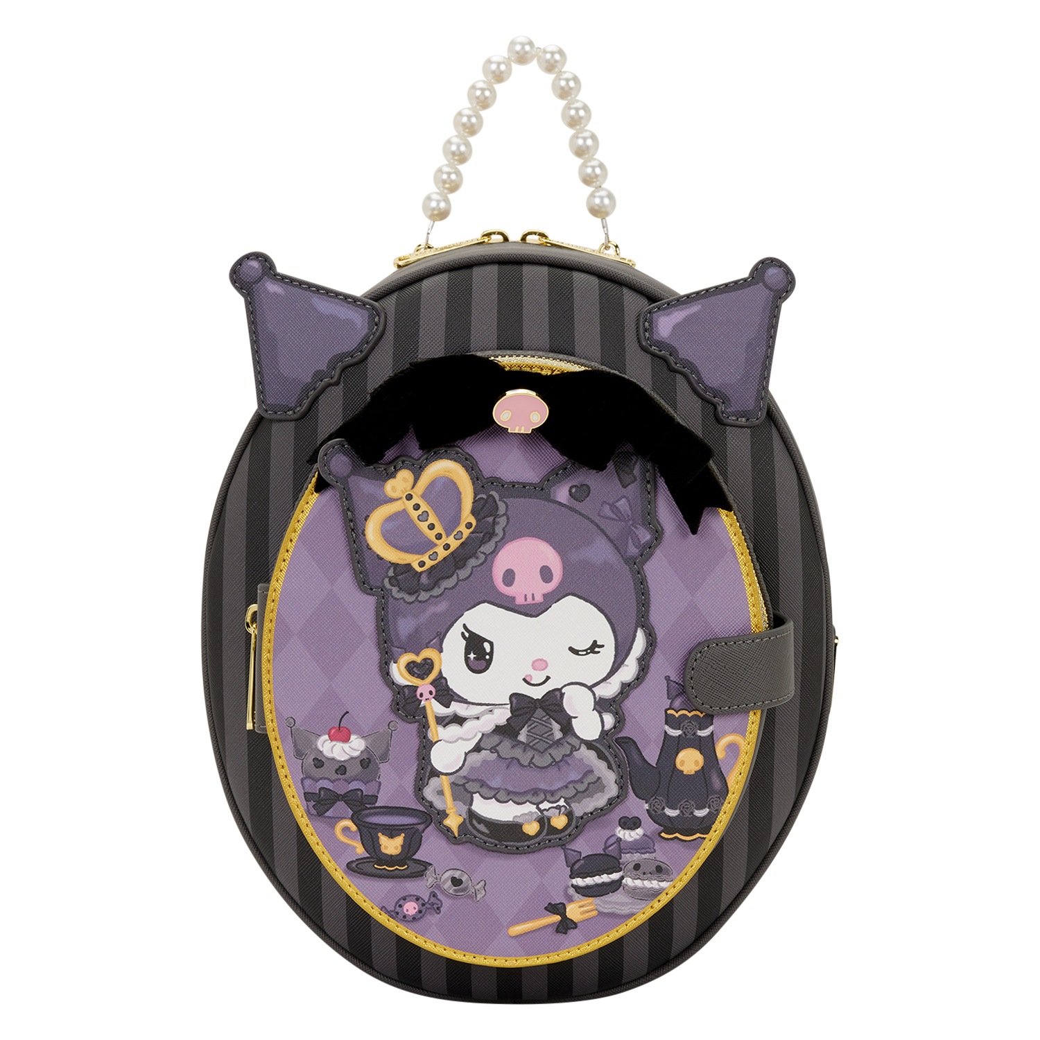Sanrio Kuromi 20th Anniversary Cameo Mini Backpack