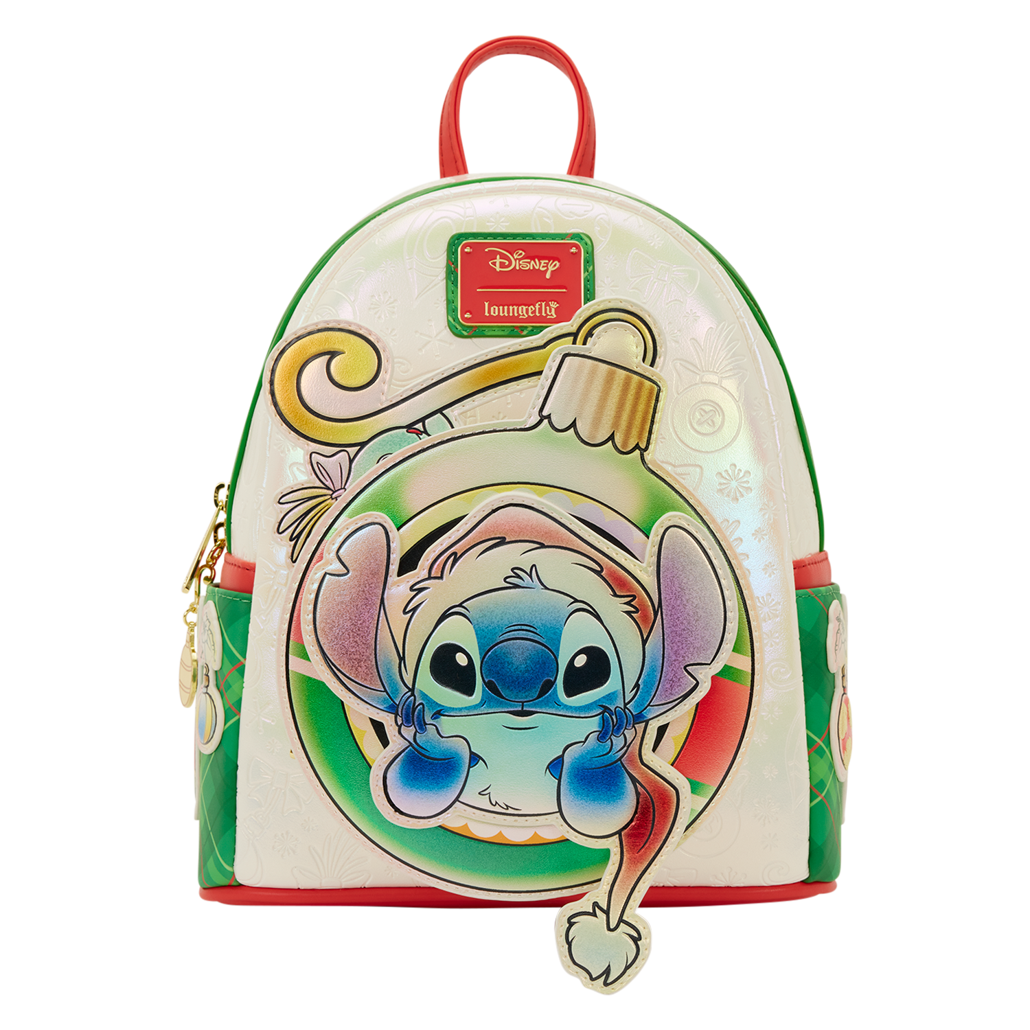 Stitch & Scrump Iridescent Holiday Ornament Mini Backpack