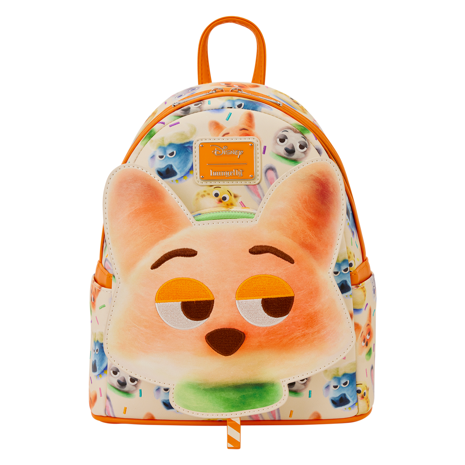 Zootopia 2 Nick Wilde Cotton Candy Cosplay All-Over Print Mini Backpack