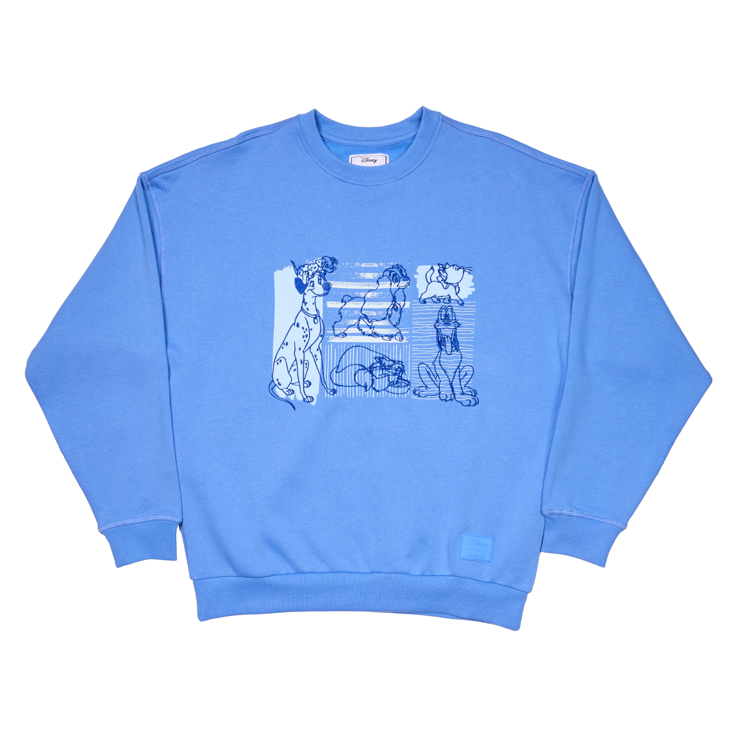 Disney Dogs & Cats Oversized Unisex Crewneck Sweatshirt