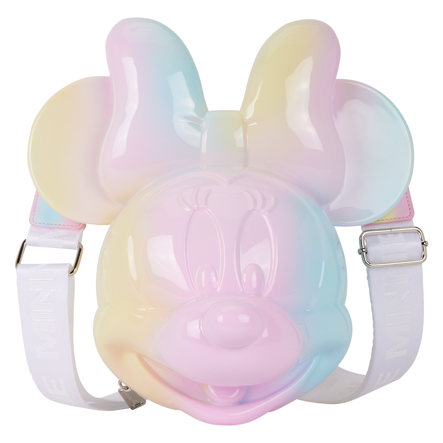 Minnie Mouse Pastel Tie-Dye Molded Figural Crossbody Bag - Image 5