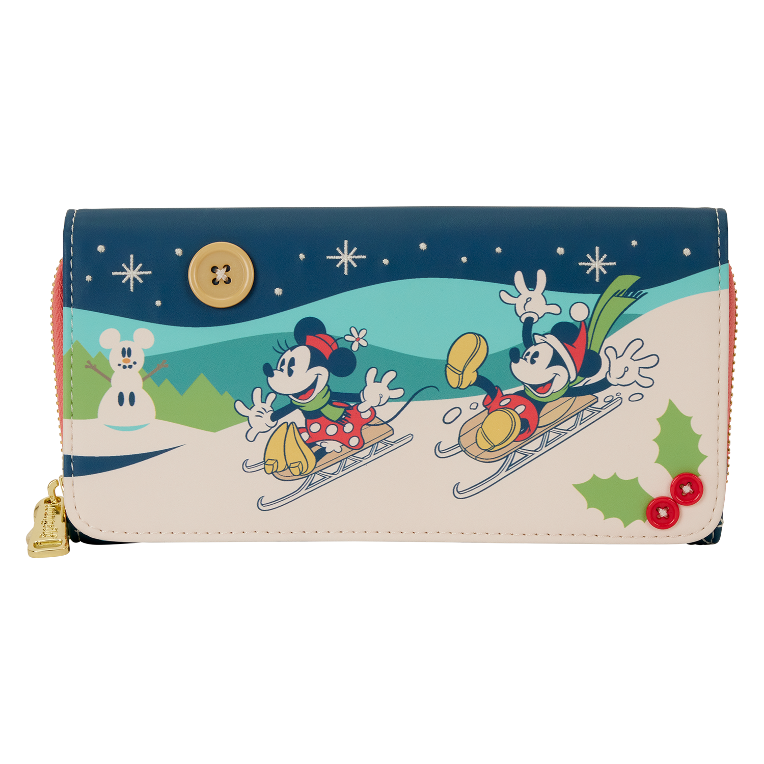 Mickey & Minnie Holiday Wristlet Wallet